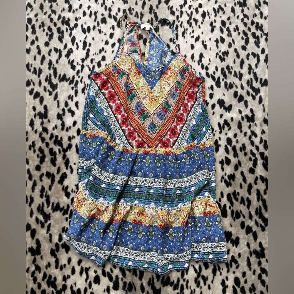 Boho Floral Midi Dress